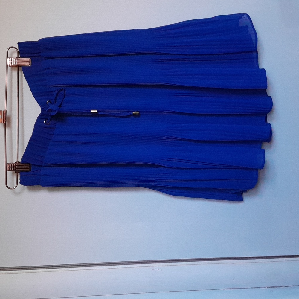 Blue skirt